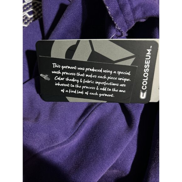 NEW Washington Huskies Colosseum Athletics Purple Crew Neck Sweatshirt Women's M - Picture 10 of 12